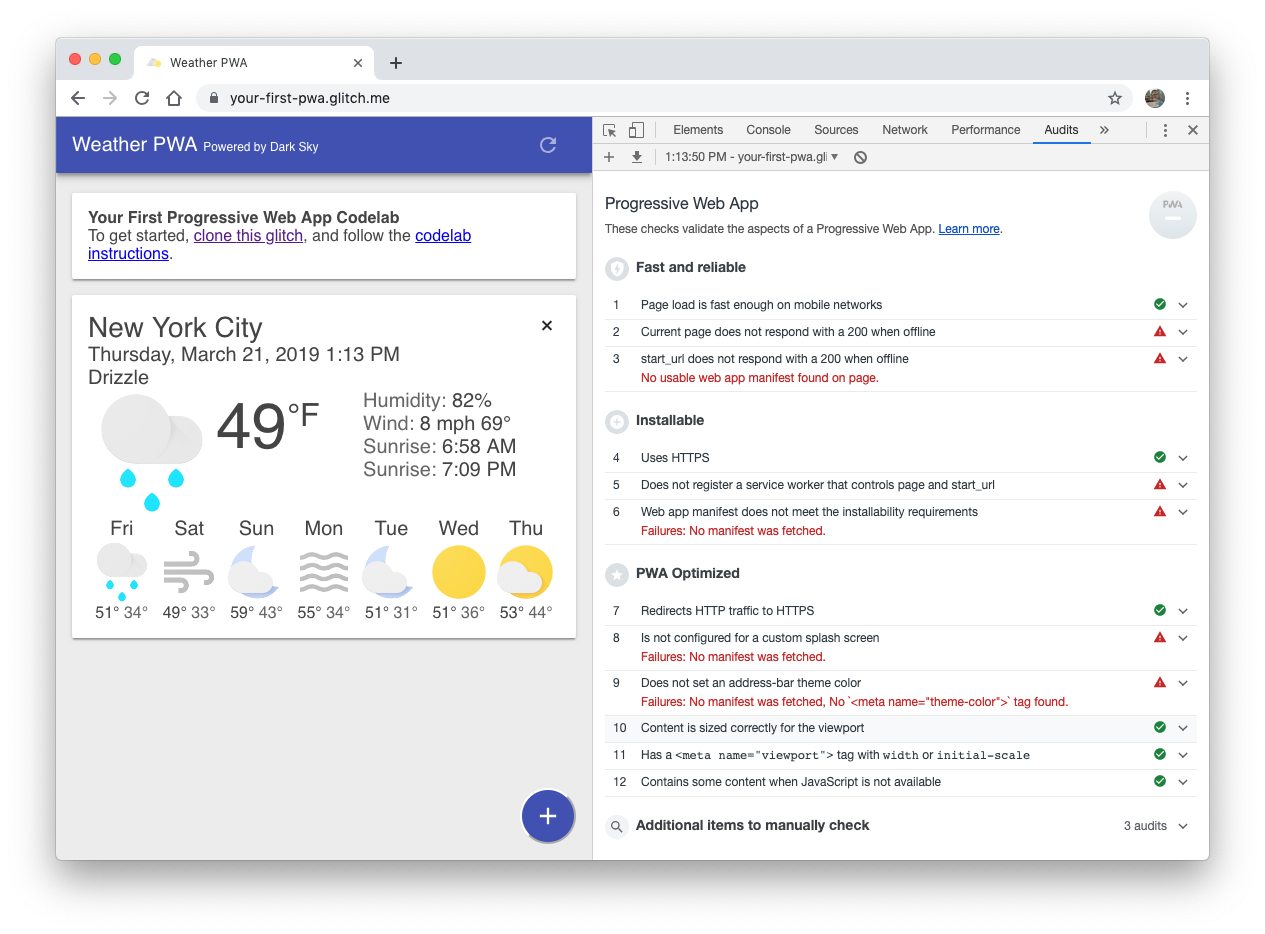 Your First Progressive Web App